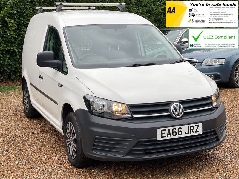 View VOLKSWAGEN CADDY 2.0 TDI BlueMotion Tech 102PS Startline Van ULEZ COMPLIANT NO VAT